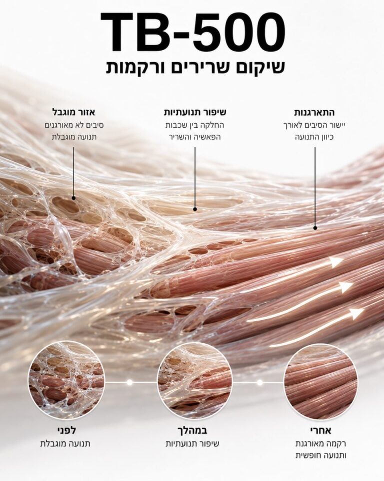 מה זה TB-500? מדריך על פפטיד ההתאוששות